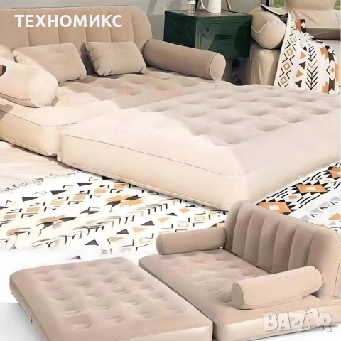 Надуваем Матрак 5 В 1, Kanza, PVC Материал, Гъвкавост 5 В 1, снимка 12 - Други стоки за дома - 53068734