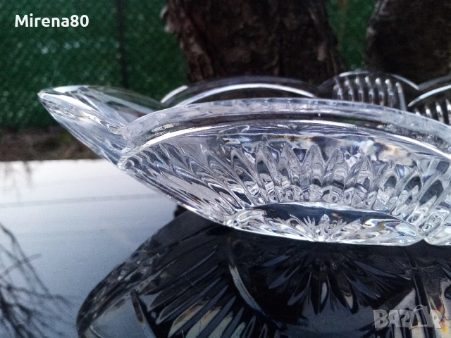Голяма кристална гондола, снимка 2 - Чинии - 53739631