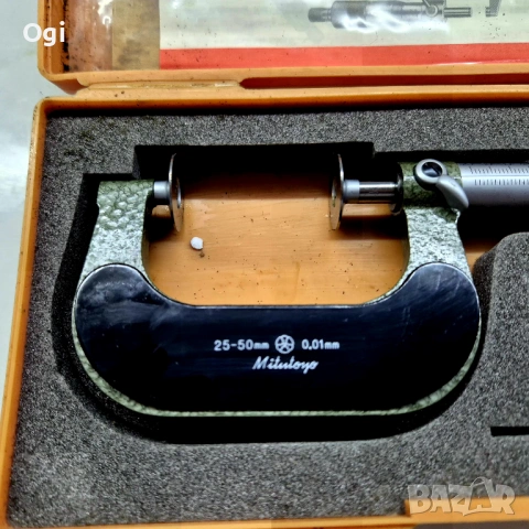 Микрометър зъбомер MITUTOYO , снимка 4 - Шублери - 53369196