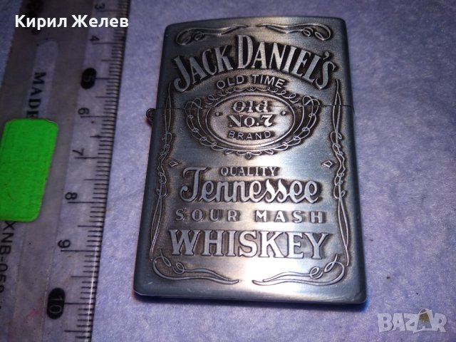 JACK DANIELS МАРКОВА КРАСИВА БЕНЗИНОВА ЗАПАЛКА ДЖАК ДАНИЕЛС 38617