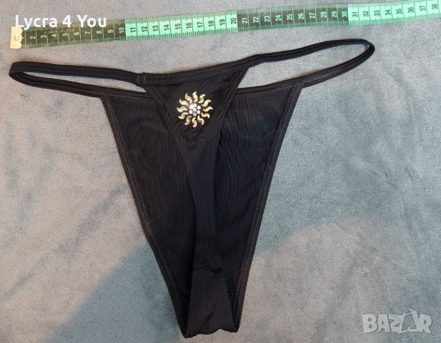 С/М размер черни полупрашки със слънце в задната част, снимка 7 - Бельо - 36106923