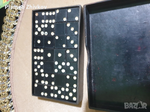 старо бакелитово мини домино Туристически вариант, снимка 6 - Антикварни и старинни предмети - 52927091
