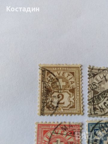 Пощенска марка 6бр-Лот Швейцария, снимка 2 - Филателия - 40019582