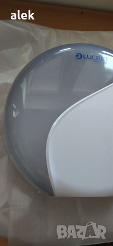 Мини джъмбо диспенсър за тоалетна хартия, Lucart identity, бял, снимка 4 - Други - 40931688