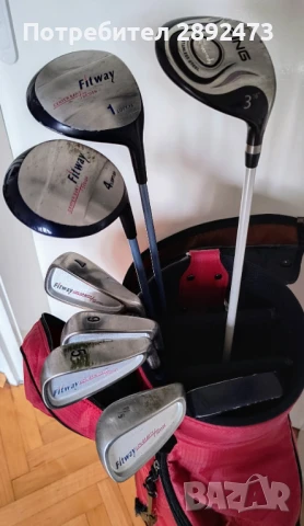 Клъбове за Голф / Комплект Клъбове за Игра на Голф / FITWAY, снимка 9 - Голф - 51236809