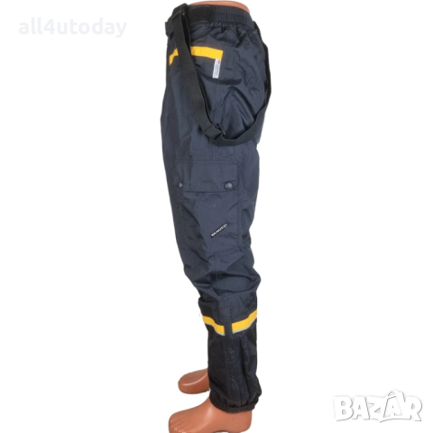 №4563 Vanucci КАТО НОВО Мъжко долнище мото дъждобран с тиранти, снимка 2 - Аксесоари и консумативи - 44679126