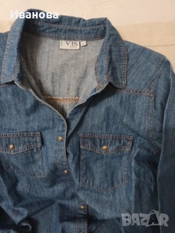 Рокля дънкова, снимка 3 - Рокли - 53405587