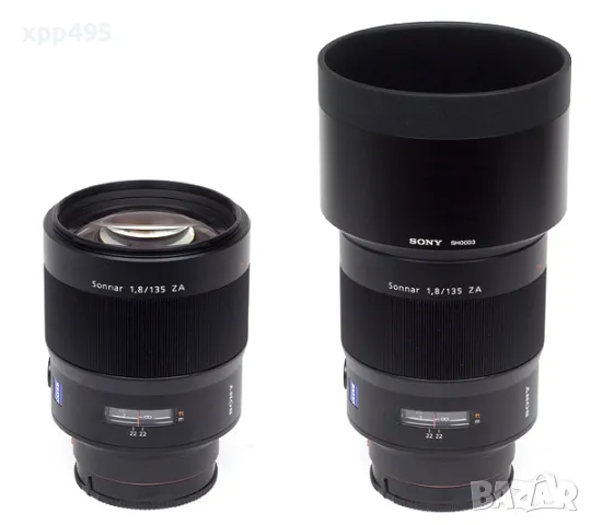 Sony обектив Carl Zeiss Sonnar T*135 mm f/1.8 ZA като нов, снимка 1