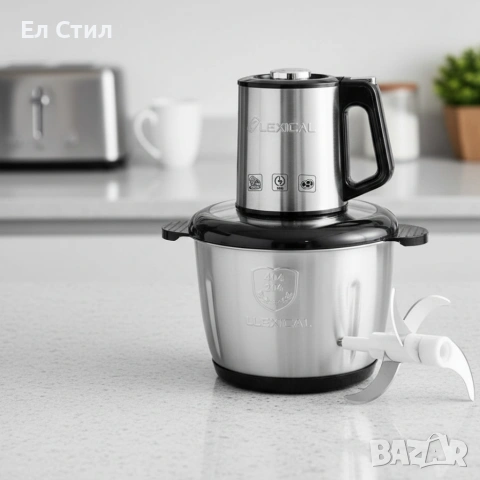 Lexical LCH-1960 електрически чопър – бързо и равномерно рязане за всяка кухня, снимка 3 - Чопъри и пасатори - 53575107