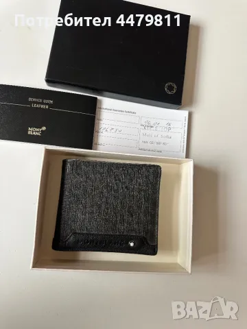 Montblanc портмоне оригинално сертификат, снимка 1