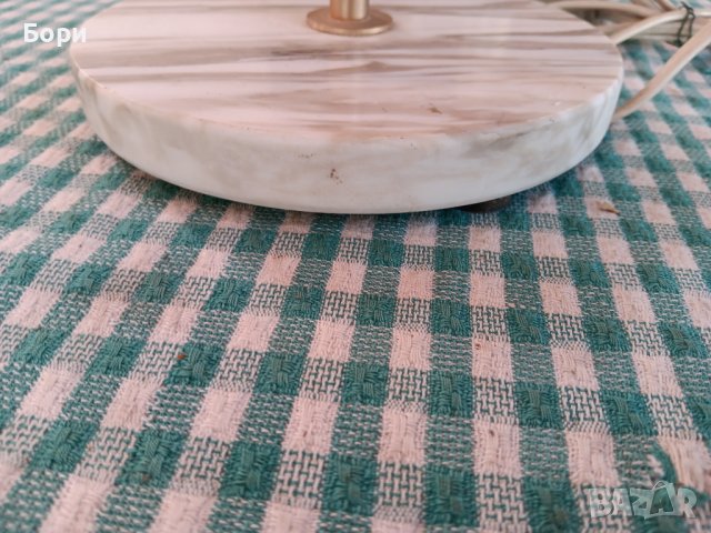 Тяло мрамор и метал за настолна лампа, снимка 6 - Настолни лампи - 42681840