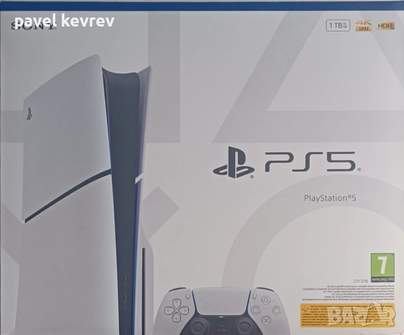 Продавам PlayStation 5 модел:CFI-2116 с дисково устройство