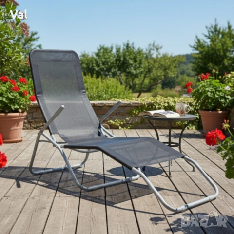 Градински шезлонг - перфектна комбинация от елегантност и практичност, снимка 5 - Градински мебели, декорация  - 53843033