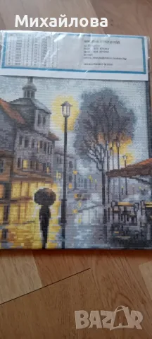 8 бр. щампирани гоблени-цветя и пайзажи, снимка 10 - Гоблени - 47796433