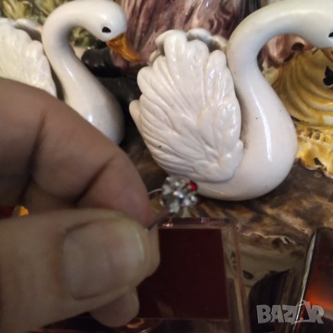 Нов сребърен пръстен с рубин и цирконий   НАМАЛЕНИЕ , снимка 4 - Пръстени - 41738404