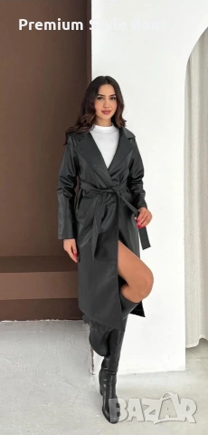 кожено палто 