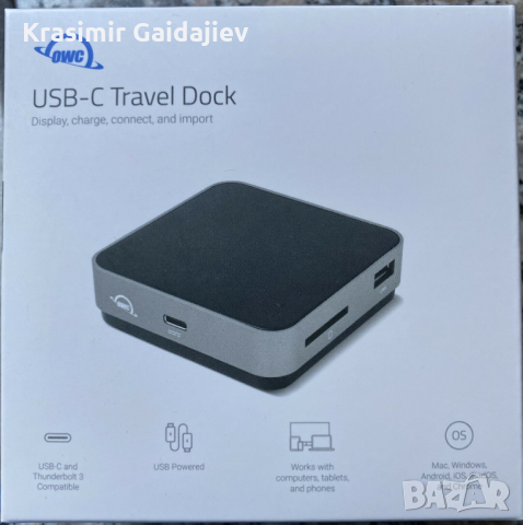 OWC USB-C Travel Dock - докинг станция - USB-C - HDMI