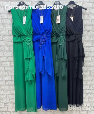 Дълга шифонена рокля, снимка 1