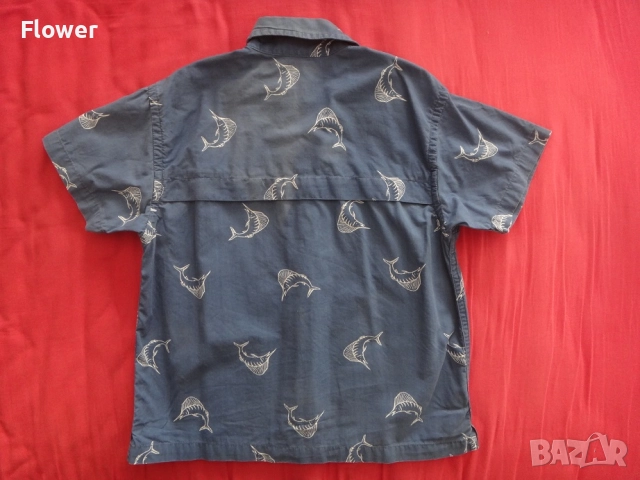 Детска риза с фигурален десен, размер 110, снимка 2 - Детски ризи - 52954718