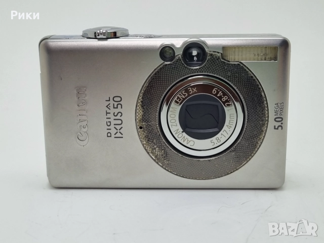 Canon Digital Camera IXUS 50 PowerShot SD400 5.0MP Silver, снимка 2 - Фотоапарати - 52742784