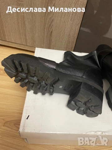 Обувки ест.кожа Carlo Fabiani-номер 36, но уголемени и отговарят на 37,5 или 38, снимка 5 - Дамски ежедневни обувки - 53224001