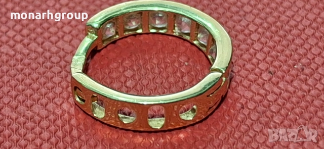 Златна обеца, снимка 3 - Обеци - 51884845