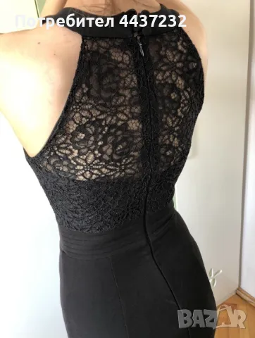 Черна рокля, снимка 3 - Рокли - 49786214