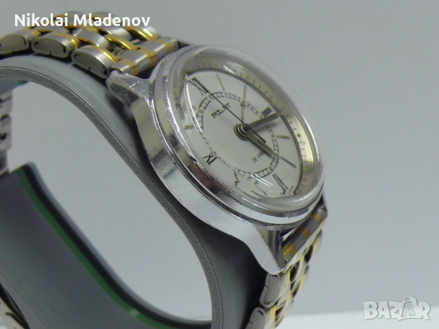 Съветски Полет/POLJOT Звънчев Мъжки ръчен часовник, работещ, снимка 2 - Мъжки - 53277248