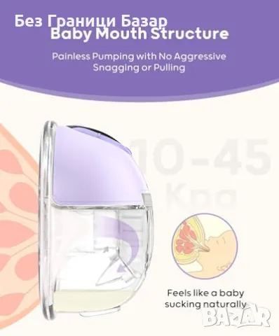 	Нова Двойна Електрическа Помпа за Кърма, 4 Режима, 9 Нива за майки кърмене, снимка 2 - Помпи за кърма - 47481594