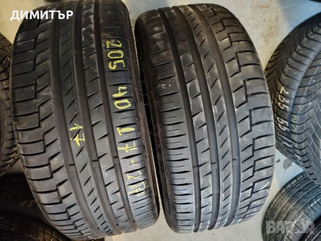 2бр.летни гуми CONTINENTAL 205 40 17 DOT17 цена за брой, снимка 2 - Гуми и джанти - 51382162