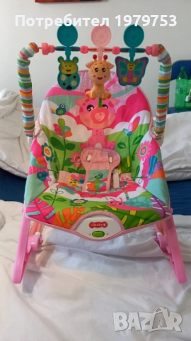 Бебешки шезлонг люлка 2 в 1 Tiibaby