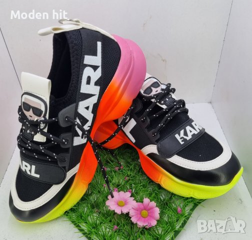 Karl Lagerfeld маратонки и чанта висок клас реплика, снимка 2 - Маратонки - 39772261