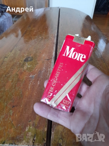 Пакет от цигари More, снимка 4 - Колекции - 52940672