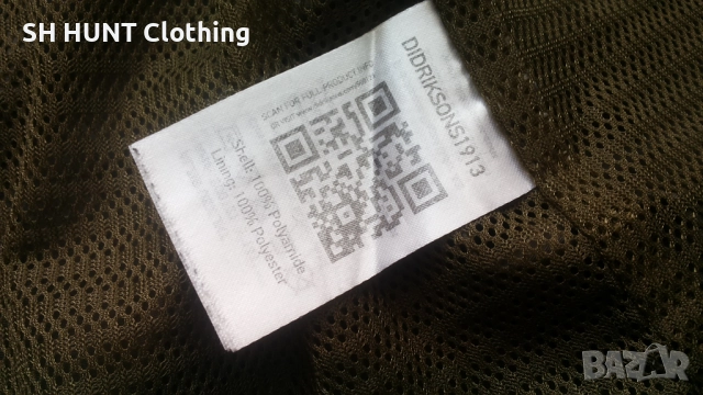 DIDRIKSONS SWEDEN STORMsystem Waterproof Jacket размер L за лов риболов яке водонепромокаемо - 1681, снимка 16 - Екипировка - 52829395