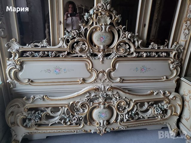 Италианска барокова спалня Silik 085, снимка 4 - Спални и легла - 38766472