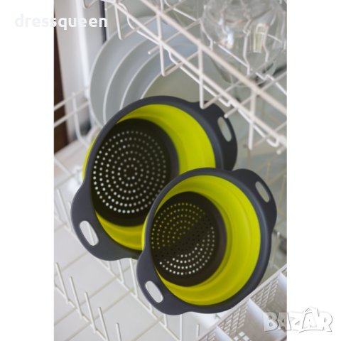 (кръгъл) Сгъваем силиконов гевгир, снимка 8 - Други стоки за дома - 44237915