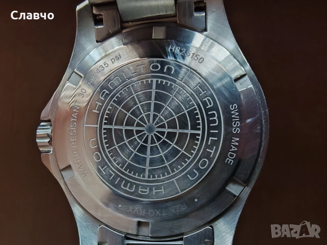 Hamilton Khaki Navy Scuba H82515130, снимка 9 - Мъжки - 53579713