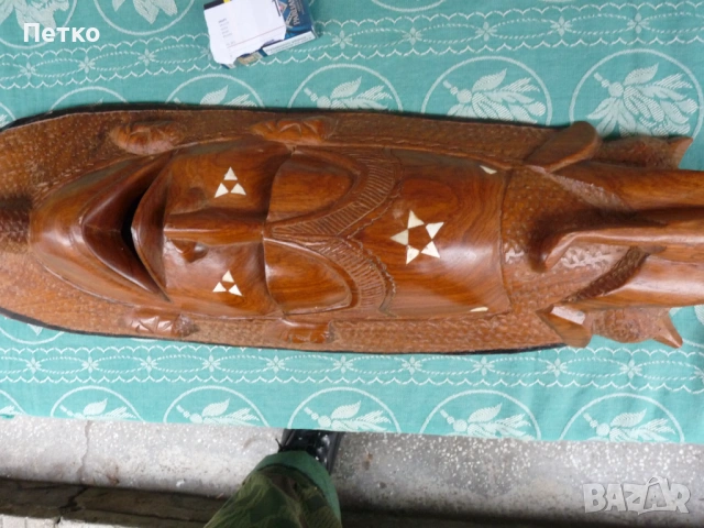 Стара масивна фигура дърво, снимка 12 - Антикварни и старинни предмети - 53635413