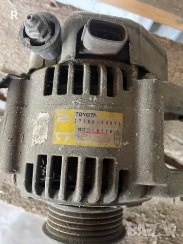 генератор тойота ярис 1.4 д4д , снимка 2 - Части - 51638741