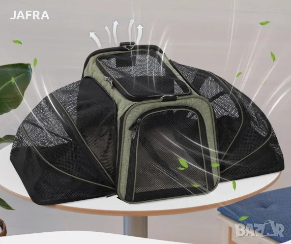 Транспортна Клетка за Домашни Животни - Разтегателна, Вентилирана, Олекотена Подходяща за Пътуване, снимка 10 - Други стоки за животни - 48669648