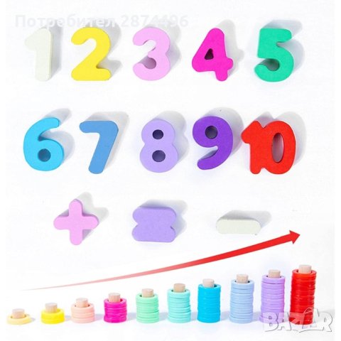 3976 Образователна дъска-монтесори, снимка 4 - Образователни игри - 41504808