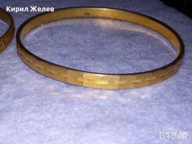 СТАРИННА БРОНЗОВА ОРНАМЕНТИРАНА РЕТРО ГРИВНА и СТОМАНЕНА ВИНТИДЖ ГРИВНА с ПОЗЛАТА 38009, снимка 8 - Антикварни и старинни предмети - 40837051