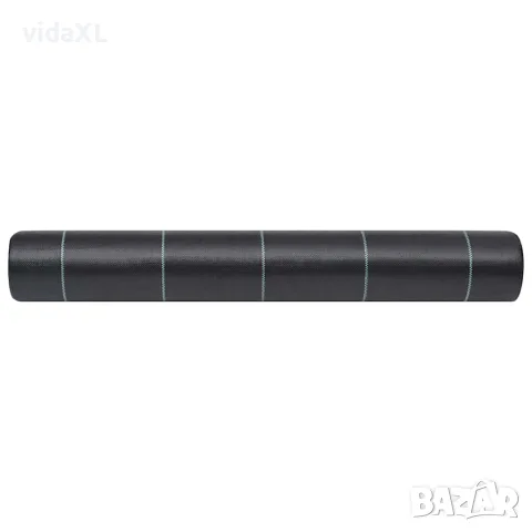 vidaXL Мрежа за мулчиране, матово черна, 1x100 м, PP, снимка 3 - Напояване - 56146656