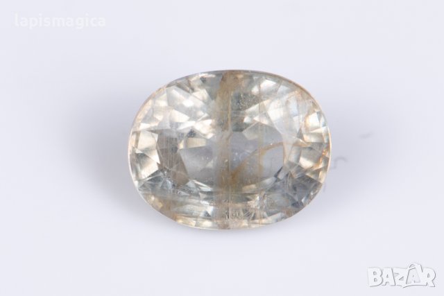 Жълт сапфир 1.35ct нетретиран овална шлифовка