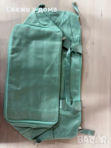 Чанта с уголемяващо се дъно с цип - 100% непромокаема материя/ Цвят: Черен няма преден джоб, сив, ли, снимка 7 - Чанти - 53461566