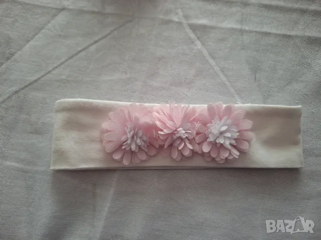 Ленти за глава за бебе , снимка 2 - Бебешки шапки - 49687819