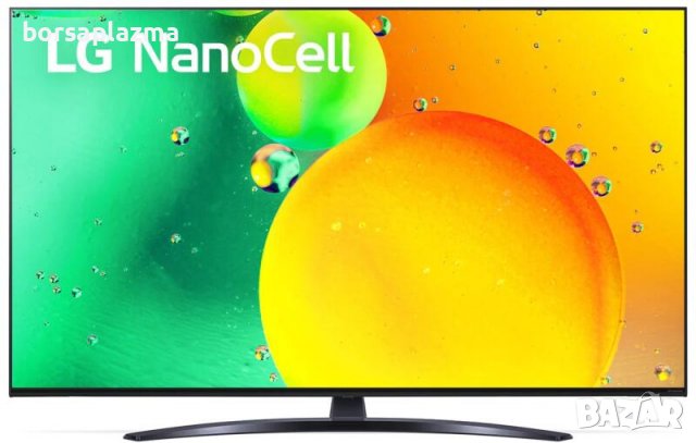 Телевизор LG LED 70NANO763QA, 70" (177 см), Smart, 4K Ultra HD, Клас G, снимка 1