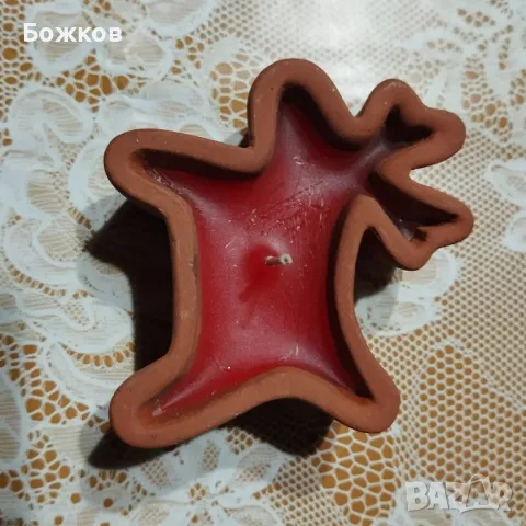 свещник еленче керамика, снимка 3 - Декорация за дома - 48300546