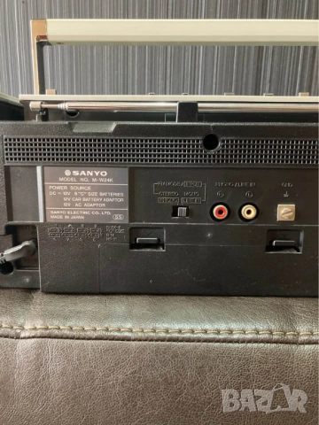 SANYO M-W24K VINTAGE RETRO BOOMBOX радио касетофон, снимка 8 - Радиокасетофони, транзистори - 53822195
