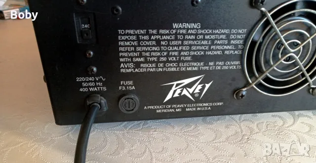  All tube Peavey Classic 60/60 Stereo Power Amplifier/Лампов стерео усилвател крайно стъпало, снимка 3 - Китари - 49891431